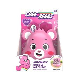 NWT Target Bullseye Playground Care Bear Automatic Bubble Blower w/ solution